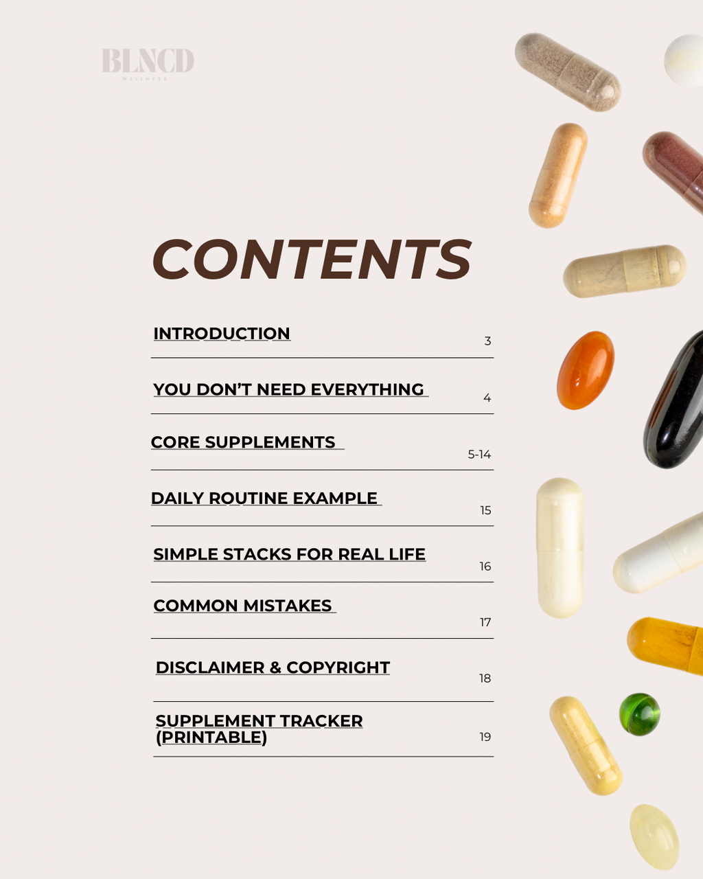 The Balanced Supplement Guide