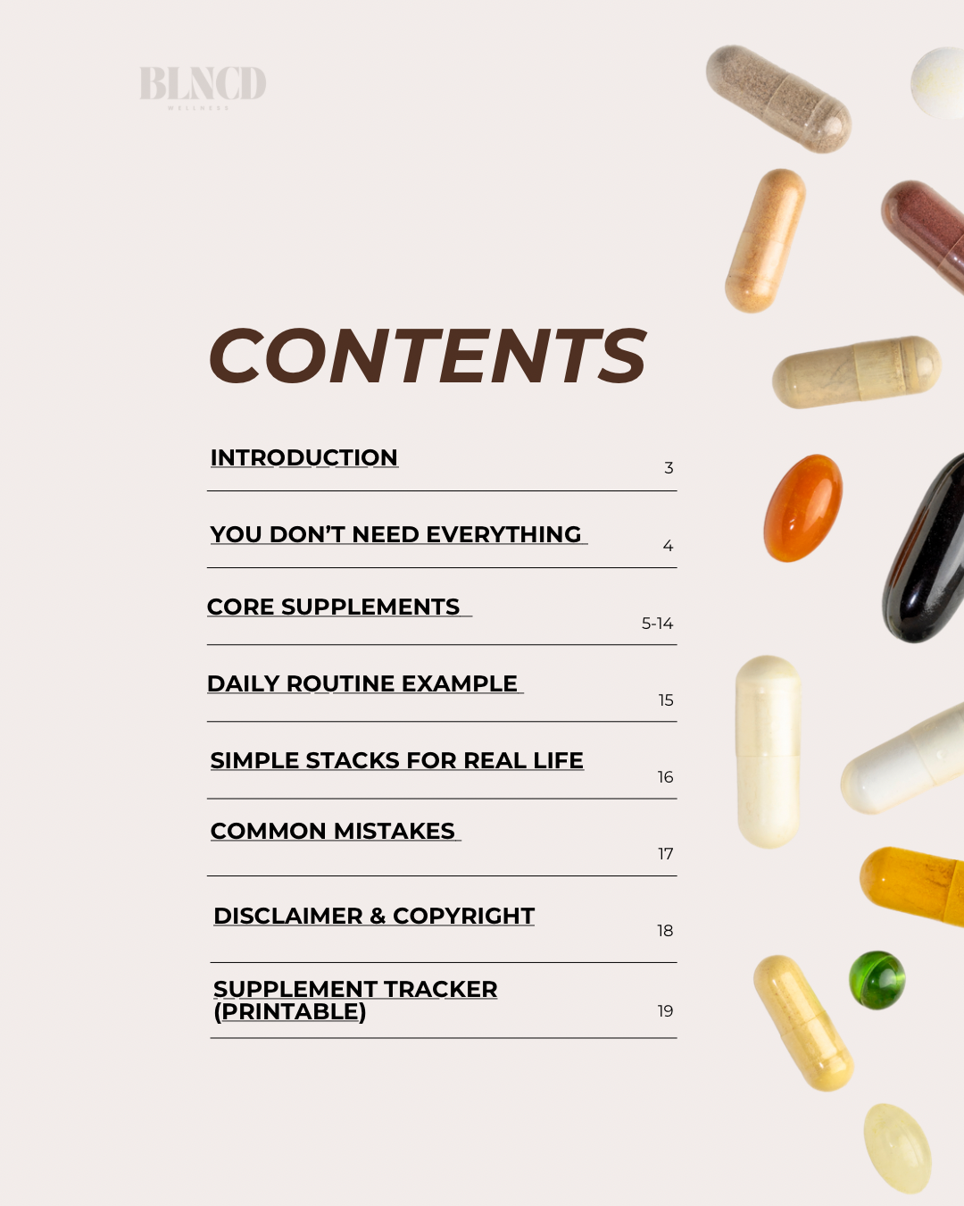 The Balanced Supplement Guide