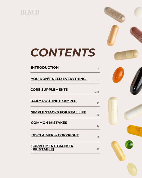 The Balanced Supplement Guide