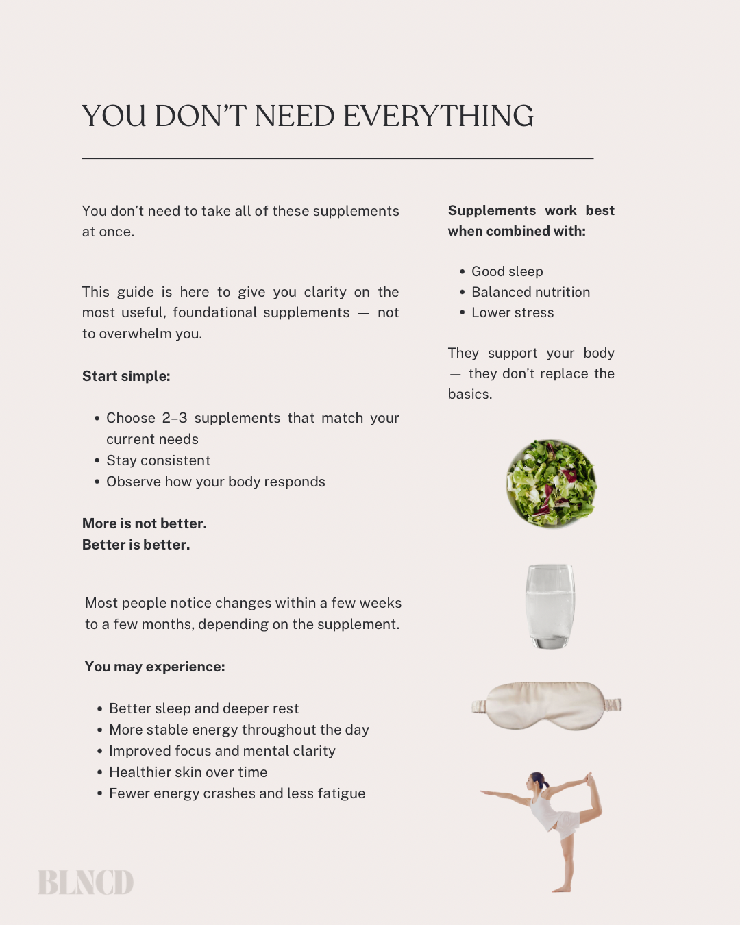 The Balanced Supplement Guide